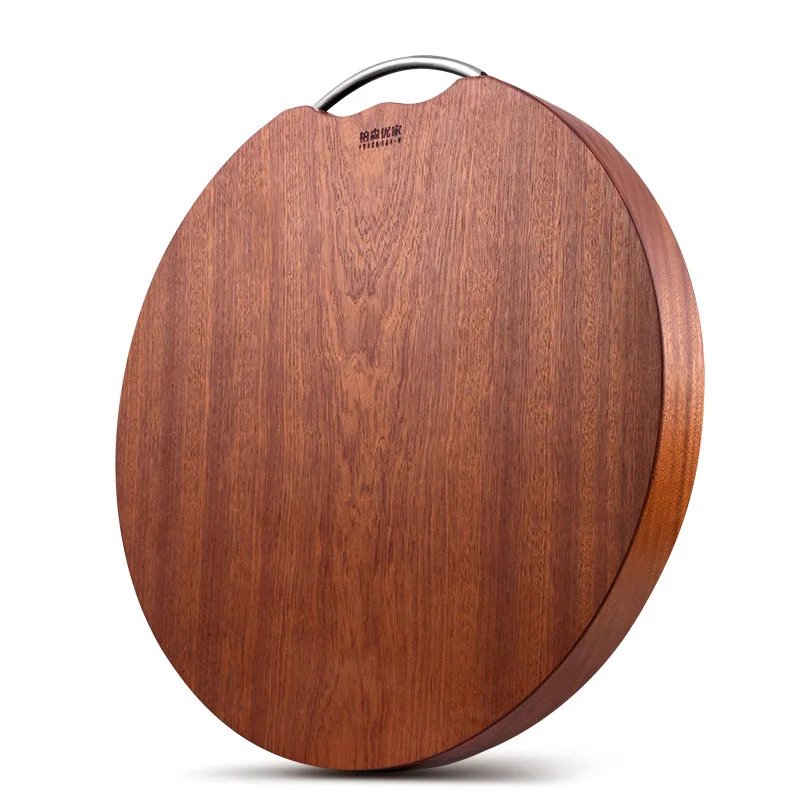 Factory direct double-sided thickened kitchen household solid wood whole wood round chopping board new mahogany chopping board
Factory direct double-sided thickened kitchen household solid wood whole wood round chopping board new mahogany chopping board
