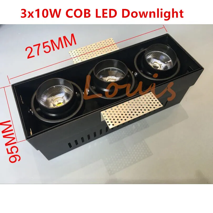 Dimmable 20W 30W LED Recessed Downlights 2x10W 3X10W 2x15W LED Spotlight Ceiling Lamps 2 Heads 3 Heads Home Commerical Lighting
Dimmable 20W 30W LED Recessed Downlights 2x10W 3X10W 2x15W LED Spotlight Ceiling Lamps 2 Heads 3 Heads Home Commerical Lighting