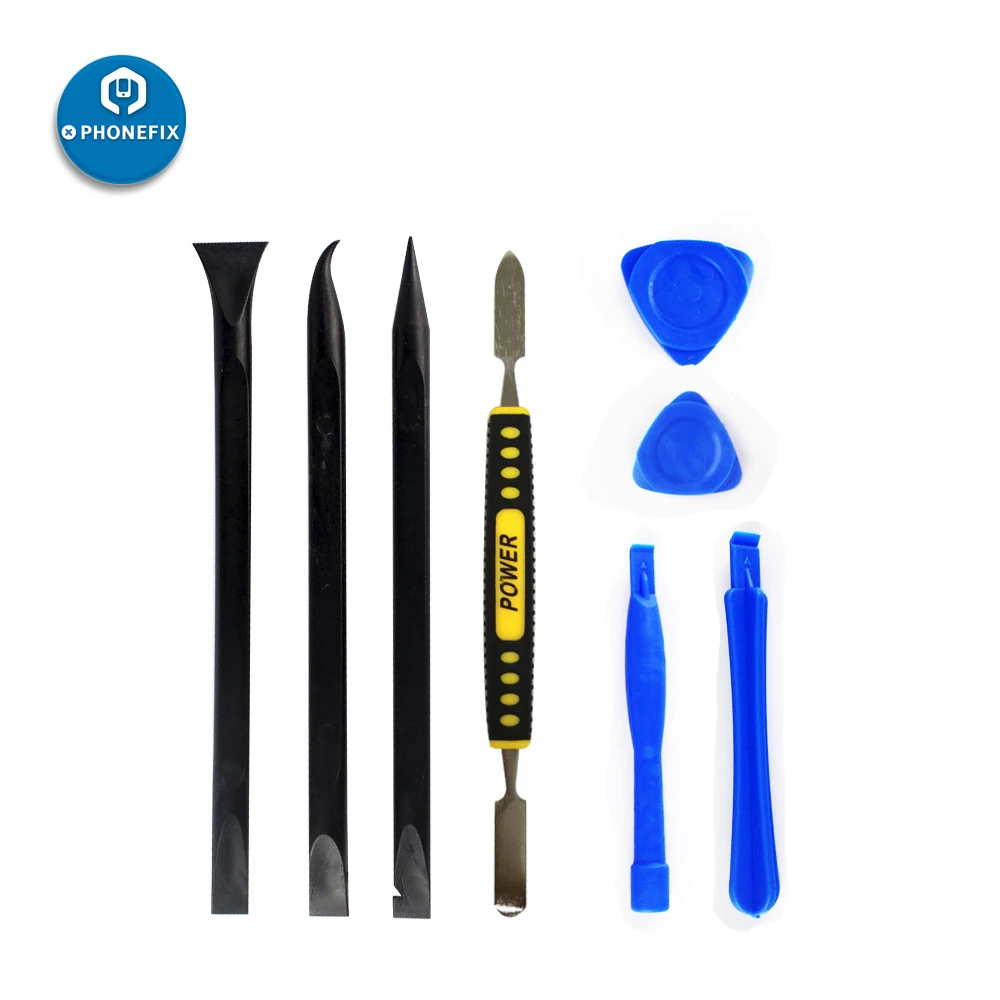 8 in 1 Mobile Phone Repair Tool Kit Metal Spudger Set Pry Open Tools for Smart Phone LCD Screen Tablet Open Repair Hand Tool Set
8 in 1 Mobile Phone Repair Tool Kit Metal Spudger Set Pry Open Tools for Smart Phone LCD Screen Tablet Open Repair Hand Tool Set