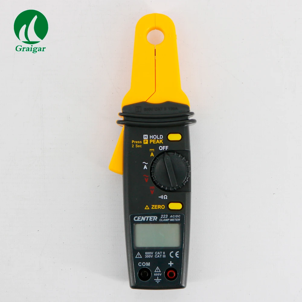 CENTER-223 Mini Clamp Meter, Clamp Meter Tester, AC CLAMP METER Auto Ranging Auto Power Off
CENTER-223 Mini Clamp Meter, Clamp Meter Tester, AC CLAMP METER Auto Ranging Auto Power Off
