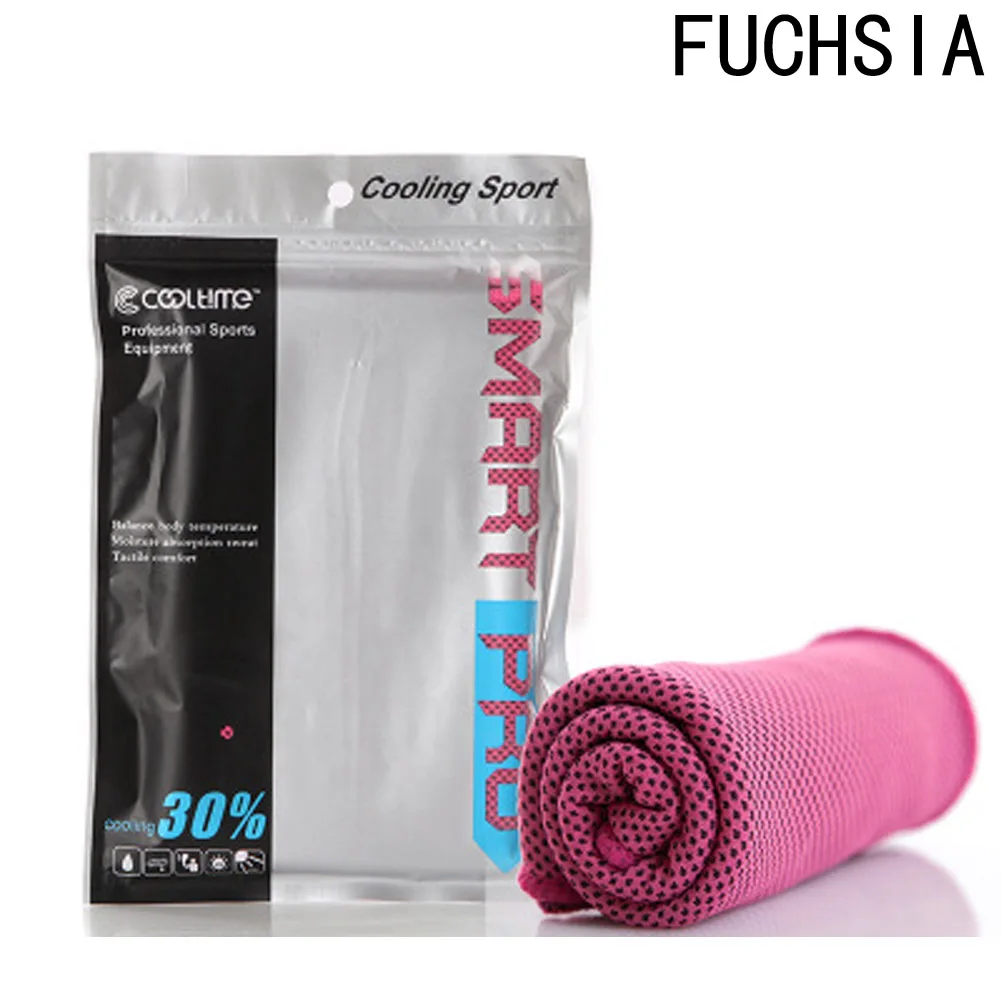 Sports Gym Jogging Enduring Running Instant Ice Cold Chilly Cooling Sports Towel
Sports Gym Jogging Enduring Running Instant Ice Cold Chilly Cooling Sports Towel