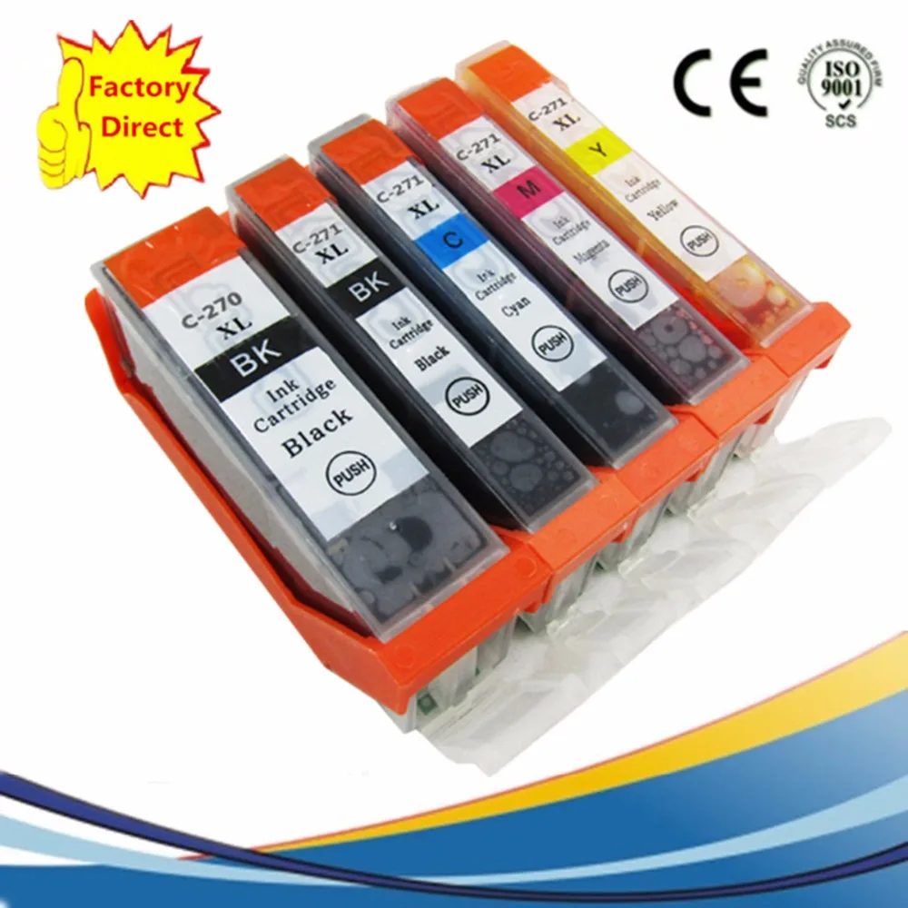 PGI 270 PGI-270 XL PGI270 PGI-270XL CLI-271 Ink Cartridge Replacement For Pixma MG-6820 MG-6821 MG-6822 MG-7720 Printer
PGI 270 PGI-270 XL PGI270 PGI-270XL CLI-271 Ink Cartridge Replacement For Pixma MG-6820 MG-6821 MG-6822 MG-7720 Printer