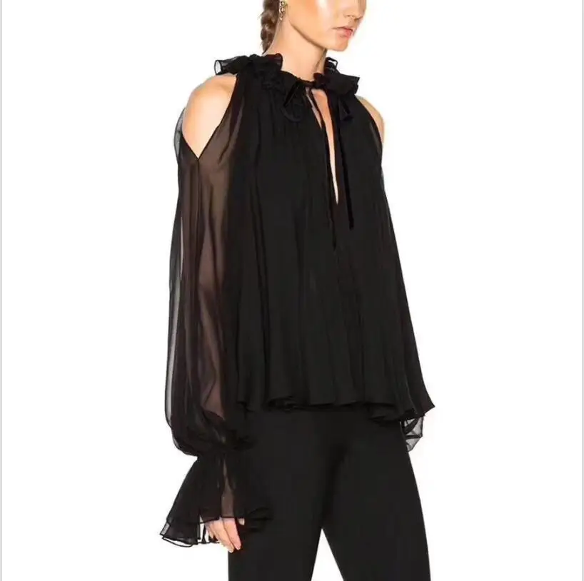 Harajuku Women Blouse Top Long Sleeve Off Shoulder Top Chiffon Shirt Top Women Fashion temperament Elegant Women Blouses Tops
Harajuku Women Blouse Top Long Sleeve Off Shoulder Top Chiffon Shirt Top Women Fashion temperament Elegant Women Blouses Tops