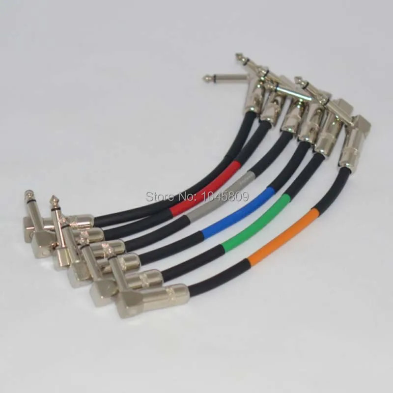 6 X 21CM Guitar Patch Cables Effects Cable Guitar Cable Wire Effect Pedal Cable Stomp Box Free Shipping
6 X 21CM Guitar Patch Cables Effects Cable Guitar Cable Wire Effect Pedal Cable Stomp Box Free Shipping