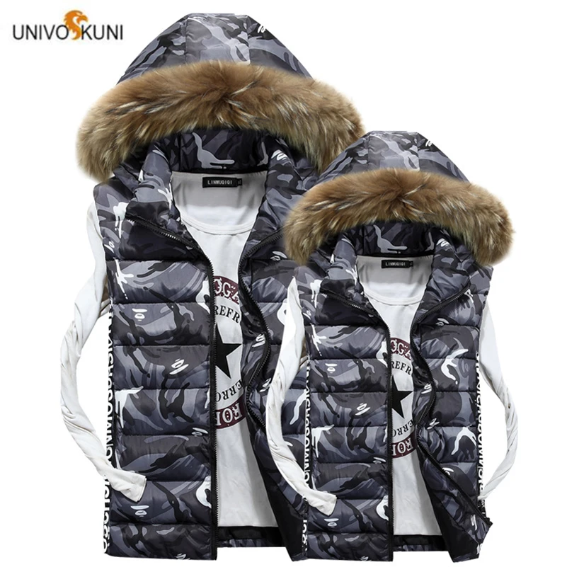 UNIVOS KUNI 2019 Men’s Warm Slim Fit Vest Autumn Winter Casual Pocket Sleeveless Casual Coats Couple Big Size 4XL Q6018
UNIVOS KUNI 2019 Men’s Warm Slim Fit Vest Autumn Winter Casual Pocket Sleeveless Casual Coats Couple Big Size 4XL Q6018