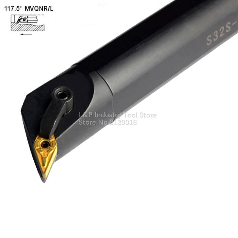 New Internal Turning Tool Cutting Edge Angle 117.5 S25S-MVQNR16 S25S-MVQNL16 Boring Bar Toolholder Not Including Blade
New Internal Turning Tool Cutting Edge Angle 117.5 S25S-MVQNR16 S25S-MVQNL16 Boring Bar Toolholder Not Including Blade