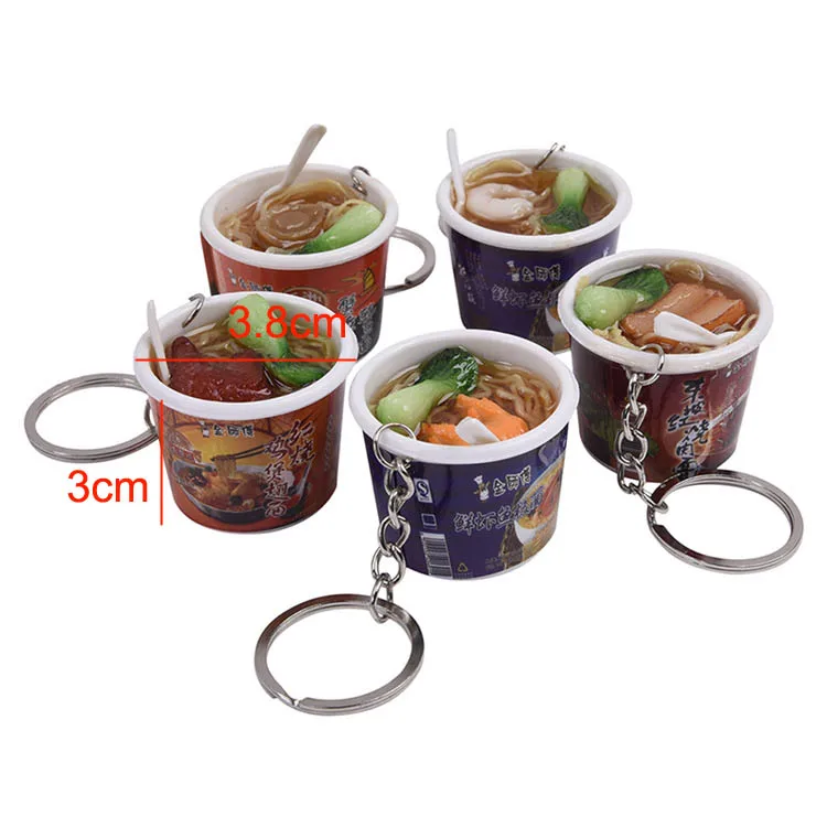 Creative Simulation Food Pendant key Chain New fashion Braised Beef noodles Keychain Gift Jewelry Key Ring K3011
Creative Simulation Food Pendant key Chain New fashion Braised Beef noodles Keychain Gift Jewelry Key Ring K3011