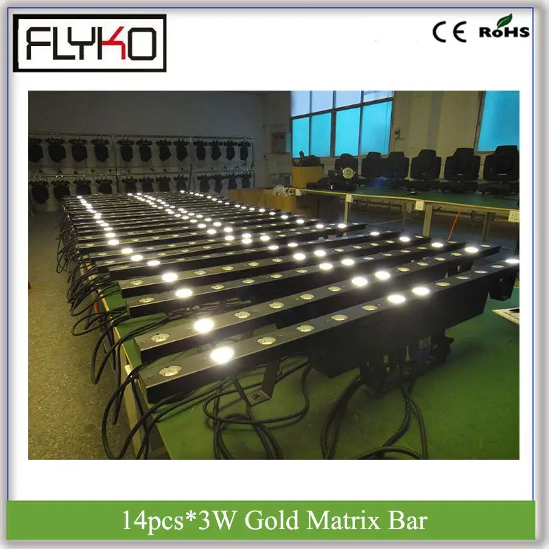 14 шт * 3 Вт hi-bright теплый белый золотой матричный бар полоса led сценический Профессиональный dj оборудование луч света
14 шт * 3 Вт hi-bright теплый белый золотой матричный бар полоса led сценический Профессиональный dj оборудование луч света