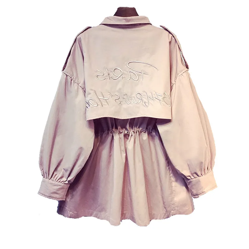 2019 British Style Pink Medium Trench Coat Women Overcoat Casual Outerwear Autumn Female Coat Windbreaker Designer Top
2019 British Style Pink Medium Trench Coat Women Overcoat Casual Outerwear Autumn Female Coat Windbreaker Designer Top