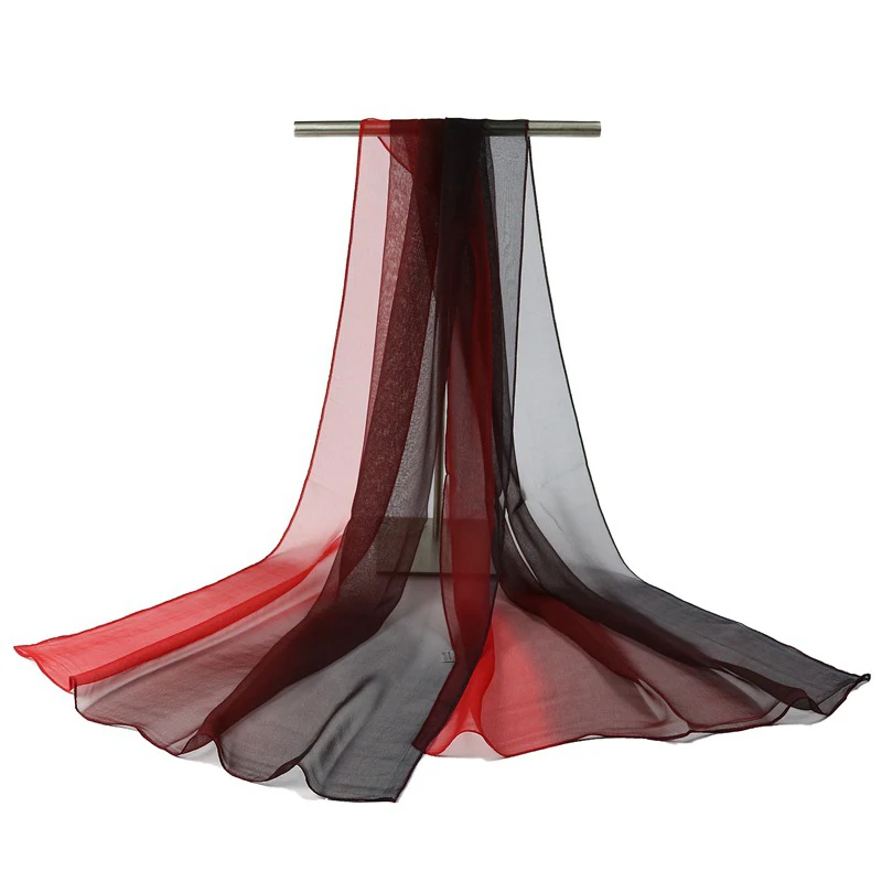 Female Scarf Shawl Thin Beach Wraps Wholesale Silk Color Gradual Chiffon Hijab For Ladies Head Stole
Female Scarf Shawl Thin Beach Wraps Wholesale Silk Color Gradual Chiffon Hijab For Ladies Head Stole