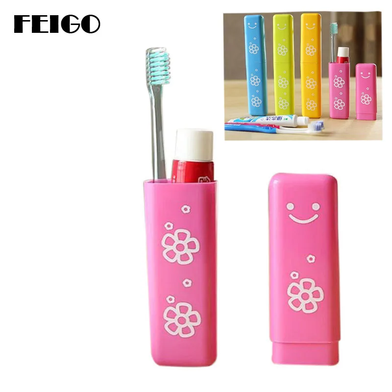 FEIGO 1 Pcs Smile Protect Toothbrush Box Tube Cover case Household Travel Portable Dustproof Bathroom Toothbrush Case Box F618
FEIGO 1 Pcs Smile Protect Toothbrush Box Tube Cover case Household Travel Portable Dustproof Bathroom Toothbrush Case Box F618