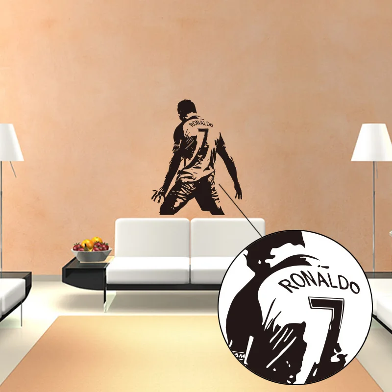 Sports Theme Wall Decals Football Star Cristiano Ronaldo Stickers For Bars School Children`s Room And Livingroom Eco-friendly
Sports Theme Wall Decals Football Star Cristiano Ronaldo Stickers For Bars School Children`s Room And Livingroom Eco-friendly