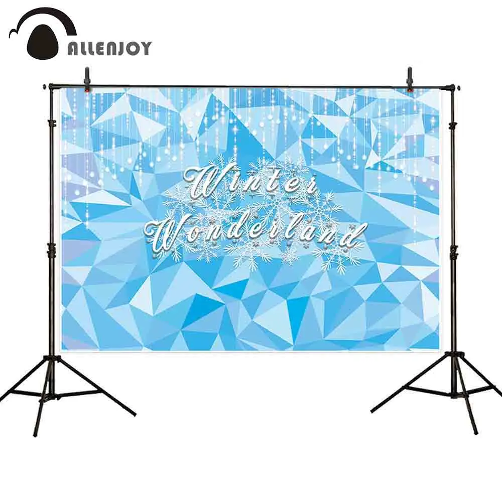 Allenjoy тонкий Виниловый фон для фотосъемки с изображением зимней страны чудес