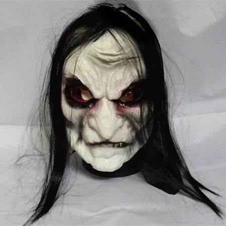 Black Long Hair Halloween Mask Full Head Horror Mask Party Goods Cosplay Ghost
Black Long Hair Halloween Mask Full Head Horror Mask Party Goods Cosplay Ghost