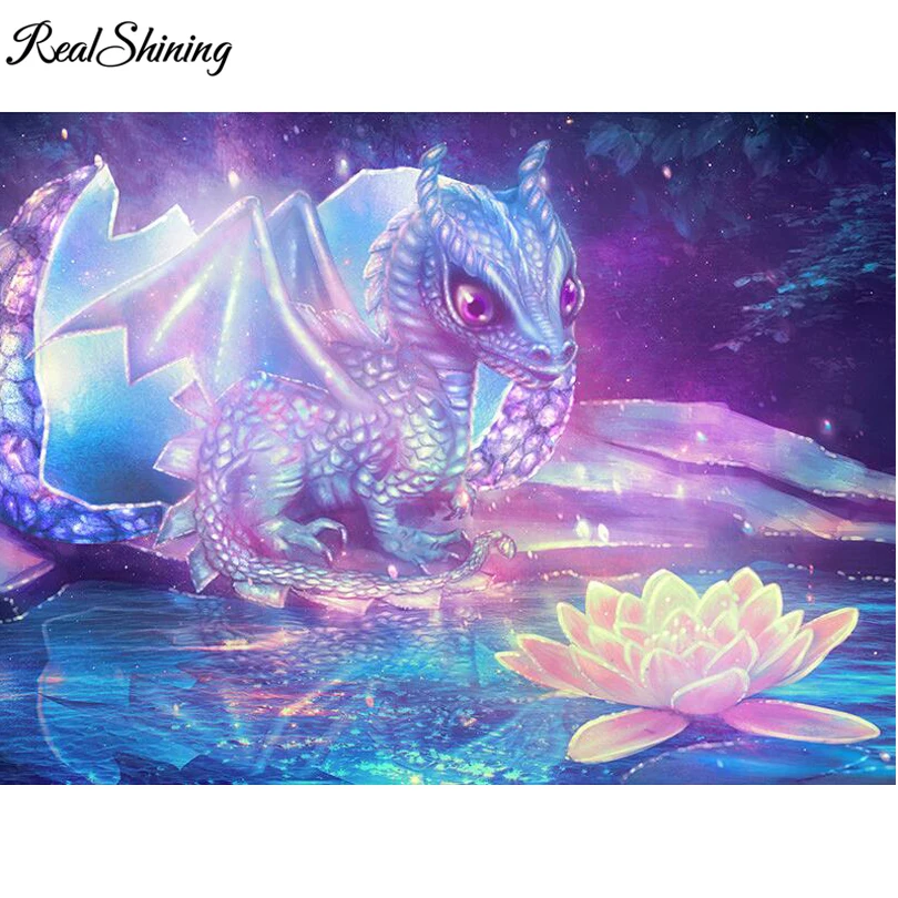 REALSHINING Diamond Embroidery Dragon Lotus 3d Diamond Painting Cross Stitch Picture Of Rhinestones Full Square Mosaic FS1175
REALSHINING Diamond Embroidery Dragon Lotus 3d Diamond Painting Cross Stitch Picture Of Rhinestones Full Square Mosaic FS1175