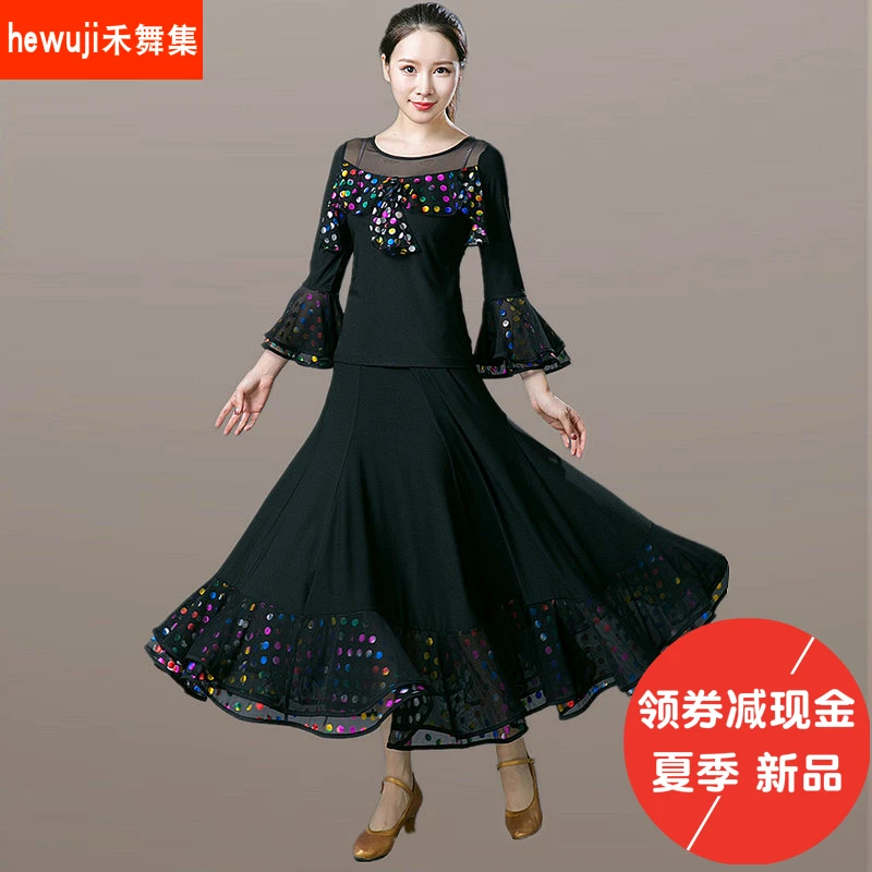 Lady Modern Dance Skirt Female Ballroom Dancing Skirt Shirt Girls Waltz Tango Dancing Long Skirt Costumes 3pcs B-6899
Lady Modern Dance Skirt Female Ballroom Dancing Skirt Shirt Girls Waltz Tango Dancing Long Skirt Costumes 3pcs B-6899