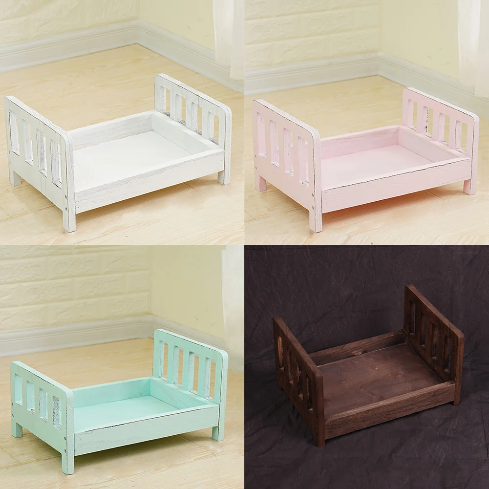 Crib Posing Detachable Studio Props Background Gift Baby Photography Photo Shoot Infant Wood Bed Sofa Basket Accessories Newborn | Мать и