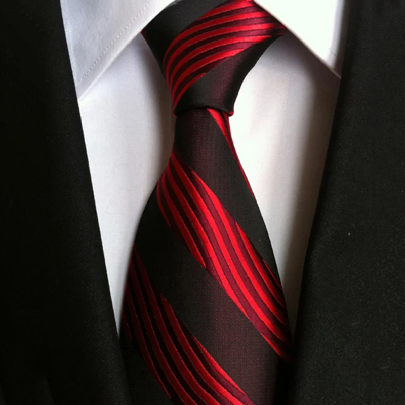 Wedding Party Suit Neckties for Men Red Black Geometric Pattern 8CM Wide Women Silk Ties Formal Business Accessories Man Gravata
Wedding Party Suit Neckties for Men Red Black Geometric Pattern 8CM Wide Women Silk Ties Formal Business Accessories Man Gravata