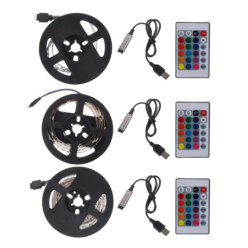 DC 5V USB 30 светодиодный/m 5050 RGB не стандартная Светодиодная лента освещение для телевизора задсветильник ка + 24-кнопочный пульт дистанционного ...
DC 5V USB 30 светодиодный/m 5050 RGB не стандартная Светодиодная лента освещение для телевизора задсветильник ка + 24-кнопочный пульт дистанционного ...