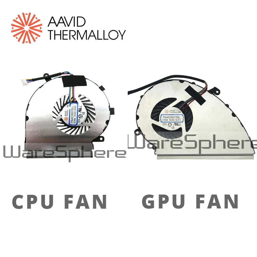 Новый оригинальный Процессор Вентилятор охлаждения GPU для MSI GE72VR GP72VR 6RF 7RF GP72MVR GL72VR