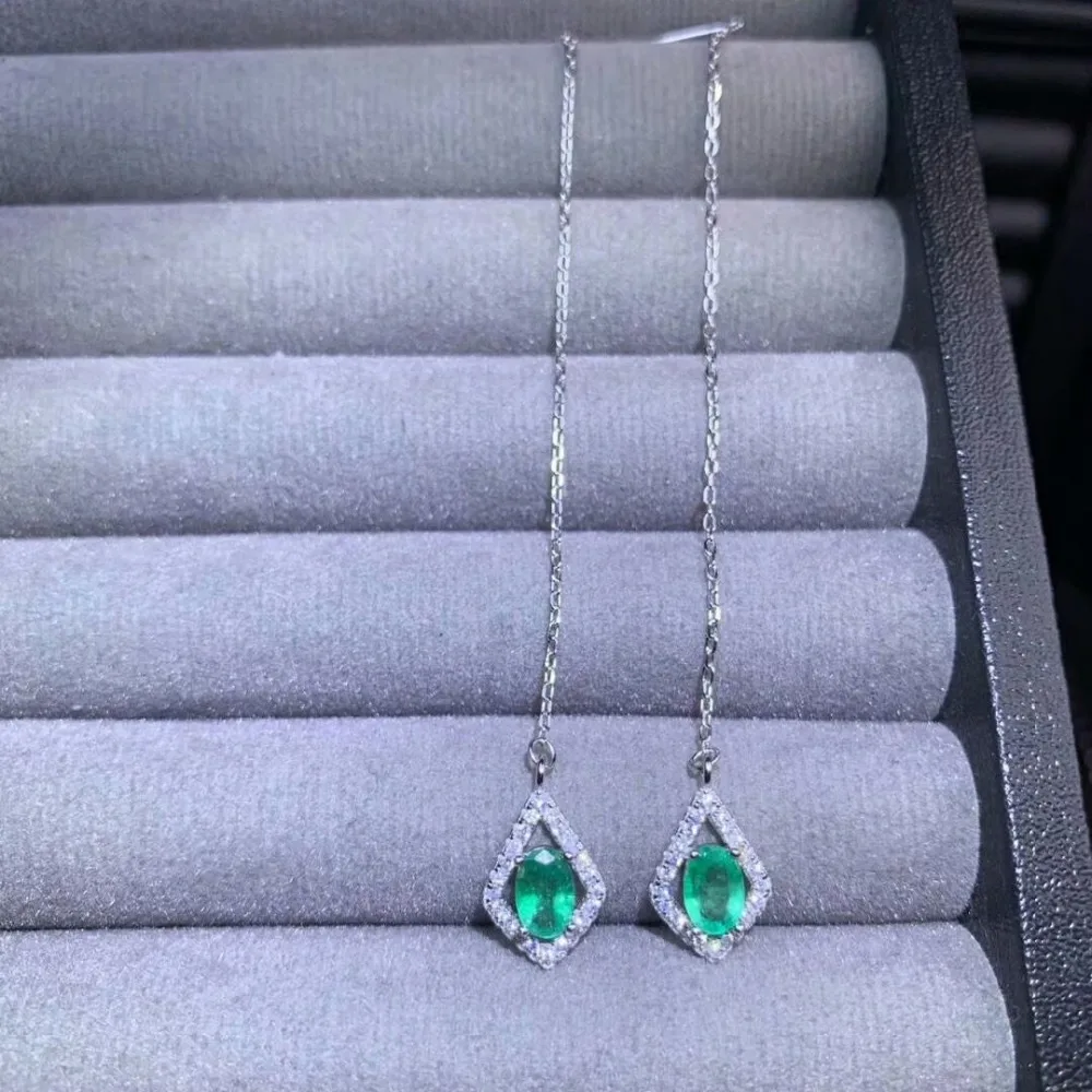 shilovem 925 sterling silver real Natural Emerald Drop Earrings fine Jewelry women trendy wedding gift de0406900agml
shilovem 925 sterling silver real Natural Emerald Drop Earrings fine Jewelry women trendy wedding gift de0406900agml