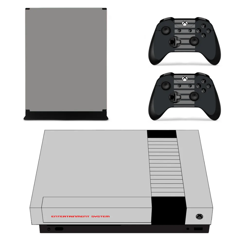 Пользовательский дизайн бело-черная наклейка для Microsoft Xbox One X консоль и