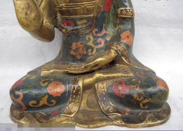 Free shipping Free shipping S02153 Tibet Buddhisam temple Copper Bronze cloisonne Amitabha Sakyamuni Buddha Statue
Free shipping Free shipping S02153 Tibet Buddhisam temple Copper Bronze cloisonne Amitabha Sakyamuni Buddha Statue
