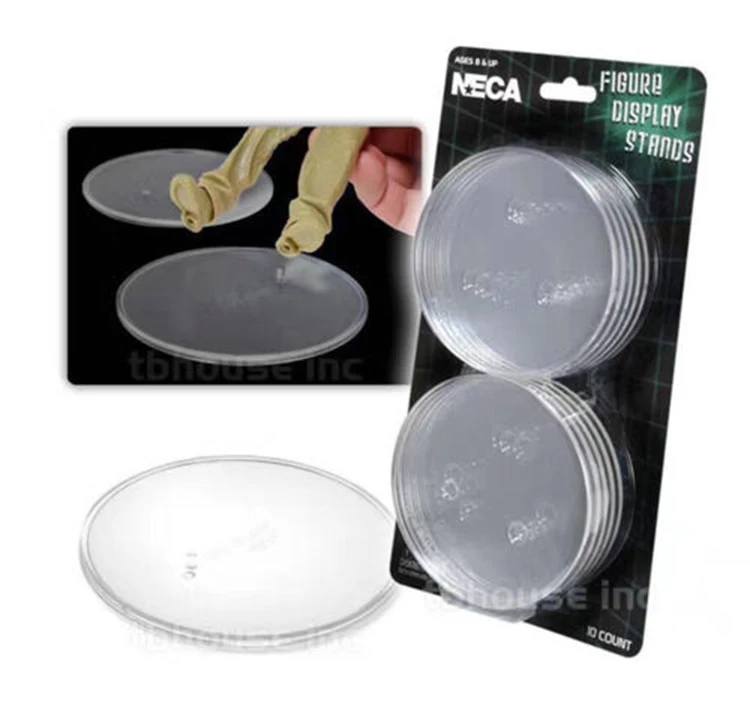10pcs/Set NECA Transparent PVC Figure Stand Base Clear Color For 6inches to 8inches Figure Dolls
10pcs/Set NECA Transparent PVC Figure Stand Base Clear Color For 6inches to 8inches Figure Dolls