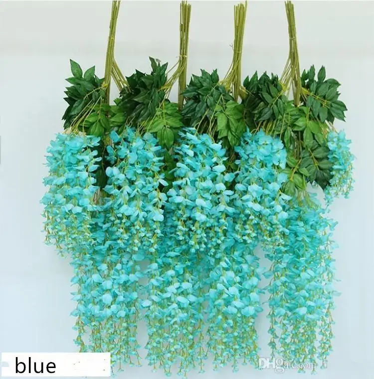 Free Shipping Simulation Artificial Silk Flowers Beautiful Wisteria Flowers Vine Birthday Christmas Ornaments For Party Wedding
Free Shipping Simulation Artificial Silk Flowers Beautiful Wisteria Flowers Vine Birthday Christmas Ornaments For Party Wedding