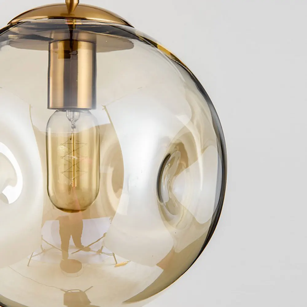 Glass Pendant Light Nordic Pendant Lamp Concave ball Lamp Brass Creative Minimalist E27 Transparent Lampshade For Restaurant
Glass Pendant Light Nordic Pendant Lamp Concave ball Lamp Brass Creative Minimalist E27 Transparent Lampshade For Restaurant