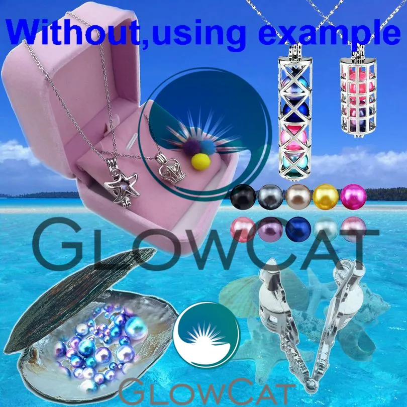 20x CC758 Rainbow Colors Cartoon Cat Stone Beads Cage Jewelry Making Essential Oil Diffuser Pearl Locket Pendant | Украшения и