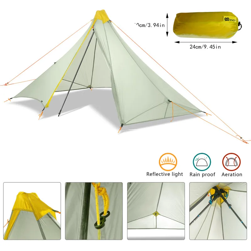 Pagoda Ultralight Outdoor Camping Tent Throwing Pop Up Waterproof Camping Hiking Tent Professional 20D Silnylon Rodless Tent
Pagoda Ultralight Outdoor Camping Tent Throwing Pop Up Waterproof Camping Hiking Tent Professional 20D Silnylon Rodless Tent