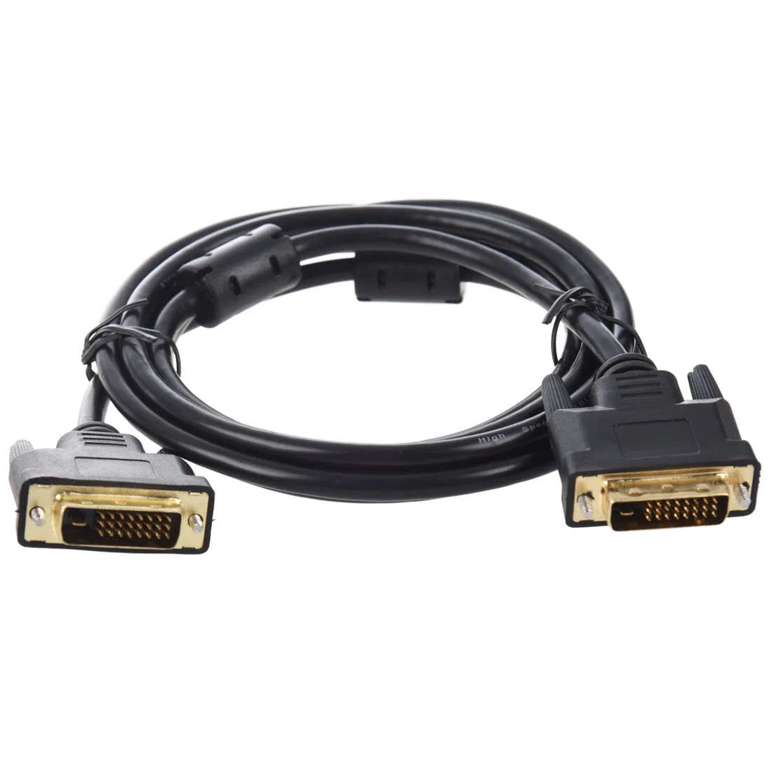 Кабель для монитора DVI D с двойным соединением 2x выпуклой 1 8 м черный|dvi dual cable|dual dvi