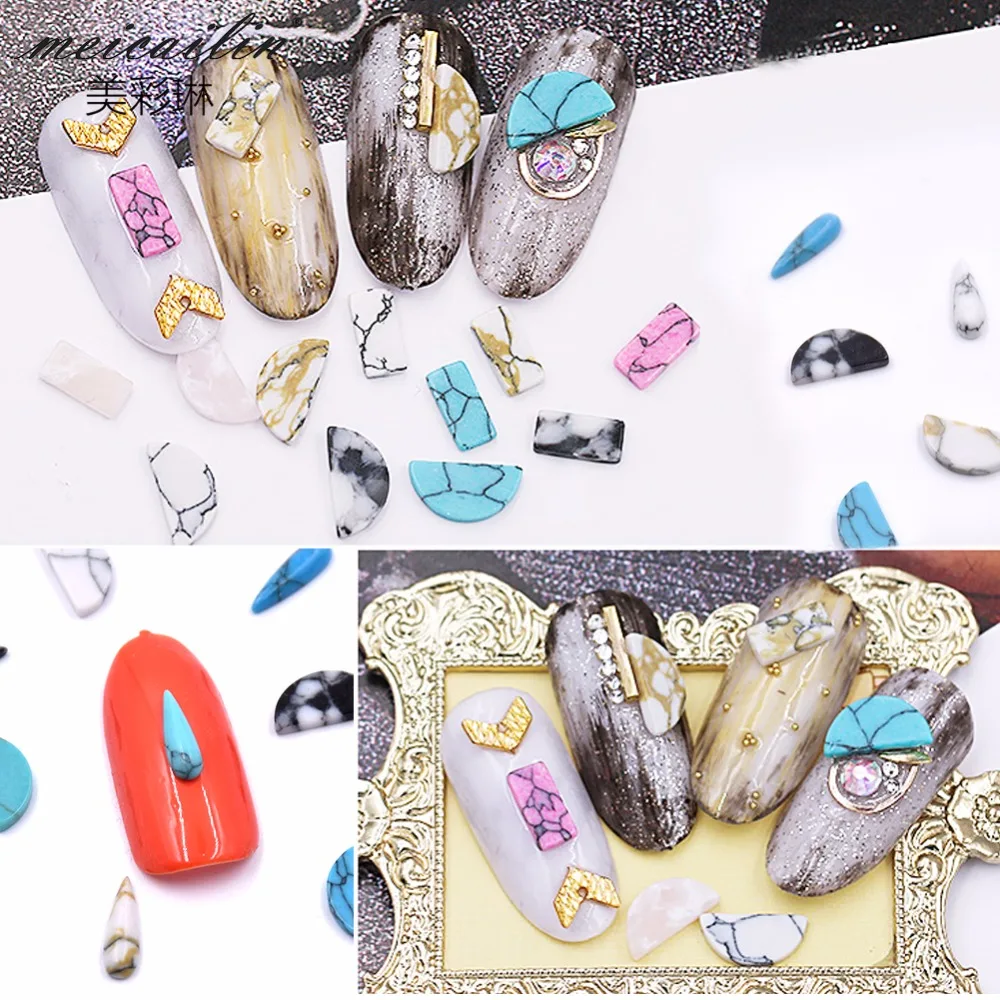 10 PCS/pack Japanese Nail Art Decoration Natural Crack Turquoise Waterdrop 3D DIY Nail Stones for Manicure Nail Art Rhinestones
10 PCS/pack Japanese Nail Art Decoration Natural Crack Turquoise Waterdrop 3D DIY Nail Stones for Manicure Nail Art Rhinestones