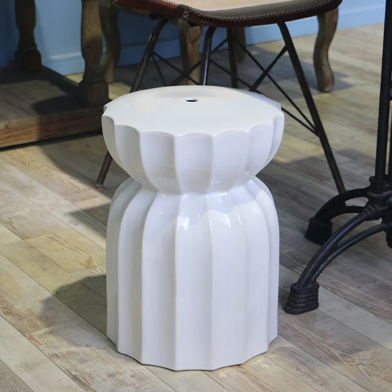 Jingdezhen Simple Modern Ceramic stool Home Creative Decorative stool Dressing Changing Shoe white porcelain ceramic stool
Jingdezhen Simple Modern Ceramic stool Home Creative Decorative stool Dressing Changing Shoe white porcelain ceramic stool