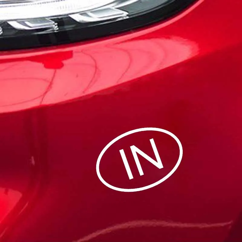 YJZT 13.4CM*9.1CM IN INDIANA COUNTRY CODE OVAL VINYL DECAL CAR STICKER Black Silver C10-01237
YJZT 13.4CM*9.1CM IN INDIANA COUNTRY CODE OVAL VINYL DECAL CAR STICKER Black Silver C10-01237