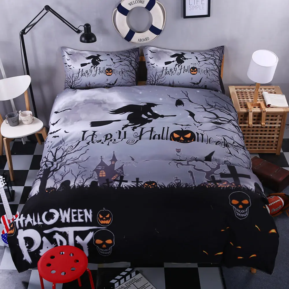 Thumbedding Yellow Pumpkin Bedding Sets Halloween Style 3D Duvet Cover Digital Printing Home Atmosphere Decoration Bed Set 3pcs
Thumbedding Yellow Pumpkin Bedding Sets Halloween Style 3D Duvet Cover Digital Printing Home Atmosphere Decoration Bed Set 3pcs