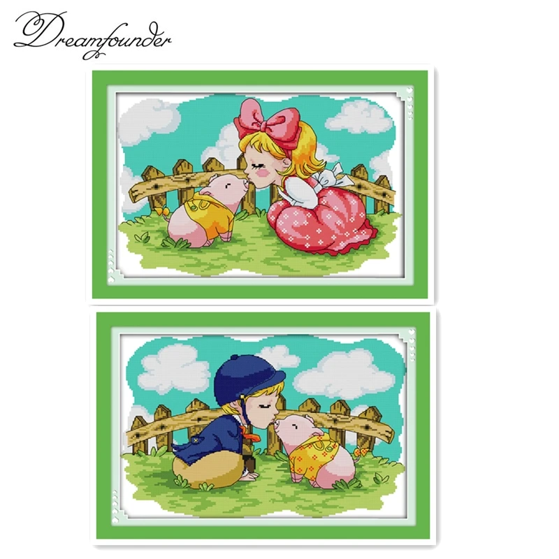 Kiss a little pig (1) Набор для вышивки крестиком aida 14ct 11ct напечатанные холсты стежков вышивка своими руками рукоделие
Kiss a little pig (1) Набор для вышивки крестиком aida 14ct 11ct напечатанные холсты стежков вышивка своими руками рукоделие
