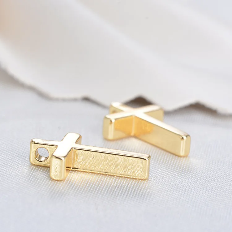 20pcs Cross Charms Gold Color Smooth Crosses beads Pendants For Necklace Diy Accessories To Make
20pcs Cross Charms Gold Color Smooth Crosses beads Pendants For Necklace Diy Accessories To Make