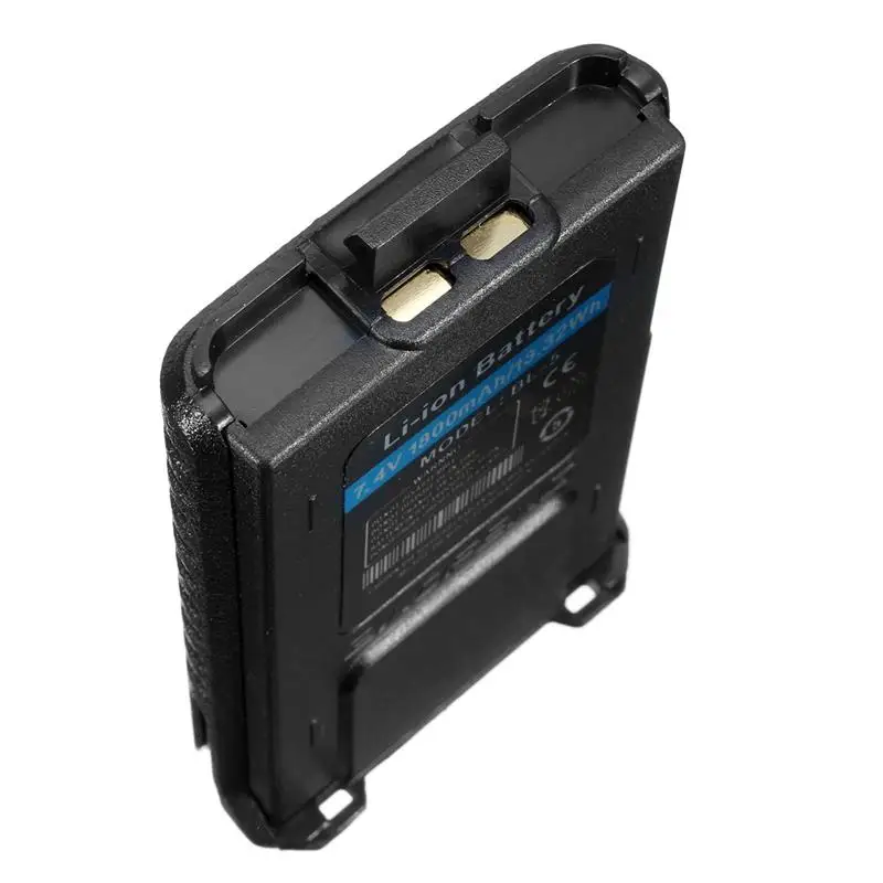 BAOFENG Walkie Talkie BL-5 7.4V 1800mAh Li-ion Battery For Baofeng Two Way Radio UV-5R UV-5RA UV-5RE Series Baofeng Accessories
BAOFENG Walkie Talkie BL-5 7.4V 1800mAh Li-ion Battery For Baofeng Two Way Radio UV-5R UV-5RA UV-5RE Series Baofeng Accessories