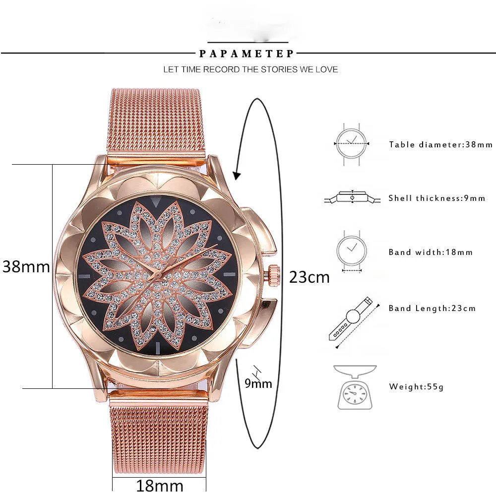 2019 Fashion Women Rose Gold Flower Rhinestone Wrist Watches Luxury Casual Female Quartz Watch Relogio Feminino Drop Shipping
2019 Fashion Women Rose Gold Flower Rhinestone Wrist Watches Luxury Casual Female Quartz Watch Relogio Feminino Drop Shipping