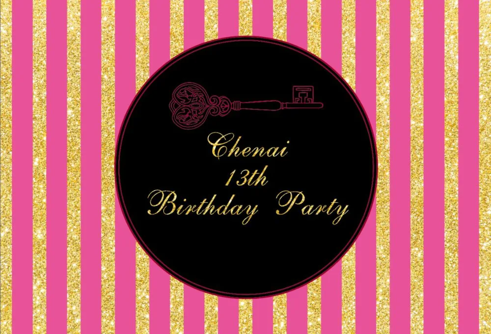 7x5ft Gold Glitter Pink Stripes Key Birthday Party Custom Washable No Wrinkle Photo Studio Background Backdrop Polyester Fabric
7x5ft Gold Glitter Pink Stripes Key Birthday Party Custom Washable No Wrinkle Photo Studio Background Backdrop Polyester Fabric