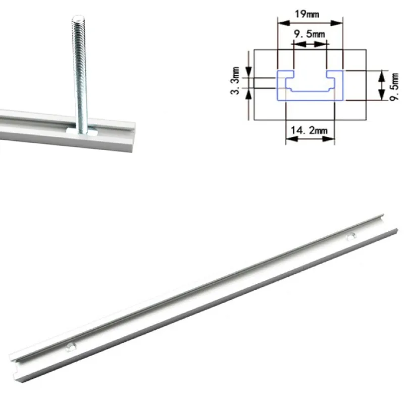 14.2mm T-tracks T-Slot Miter Track Jig Fixture Woodworking Pressboard Pressure Block For Cooperate T-Screw Device
14.2mm T-tracks T-Slot Miter Track Jig Fixture Woodworking Pressboard Pressure Block For Cooperate T-Screw Device