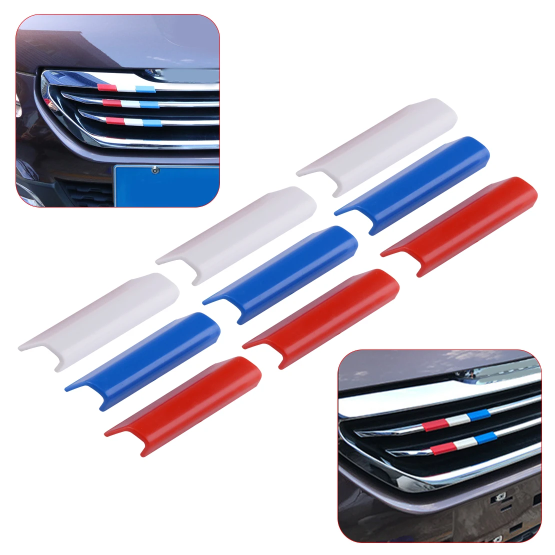 CITALL New Car Front Grille Grill Cover Trim France Flag Color Fit for Peugeot 301 4008 308 408
CITALL New Car Front Grille Grill Cover Trim France Flag Color Fit for Peugeot 301 4008 308 408