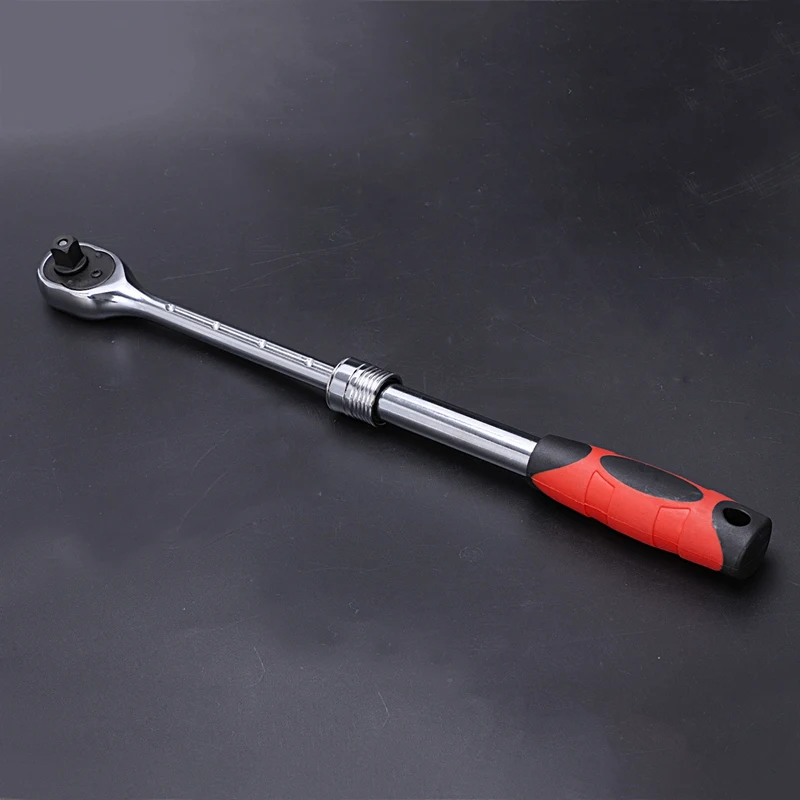 3/8 Inch Two-Way Retractable Fast Ratchet Wrench Long Sleeve Large Flying 72 Tooth Telescopic Handle Afterburner Tool | Инструменты