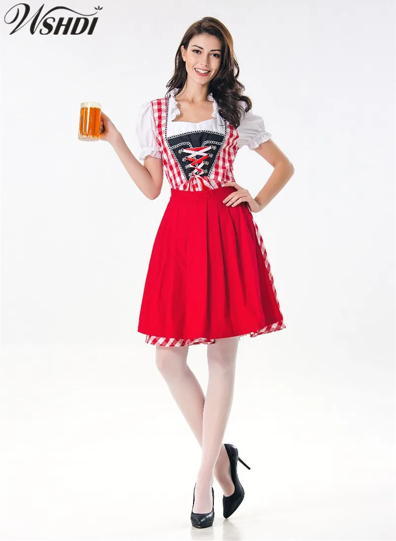 Women Oktoberfest Costume Octoberfest Bavarian Dirndl Maid Peasant Skirt Dress Party Female Oktoberfest Dress
Women Oktoberfest Costume Octoberfest Bavarian Dirndl Maid Peasant Skirt Dress Party Female Oktoberfest Dress