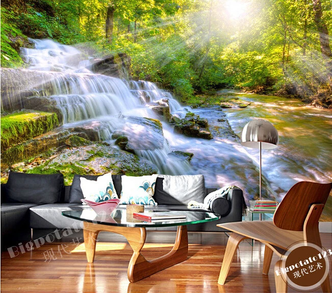 The custom 3D murals,falls in the beautiful forest papel de parede,living room sofa TV wall bedroom wall paper
The custom 3D murals,falls in the beautiful forest papel de parede,living room sofa TV wall bedroom wall paper