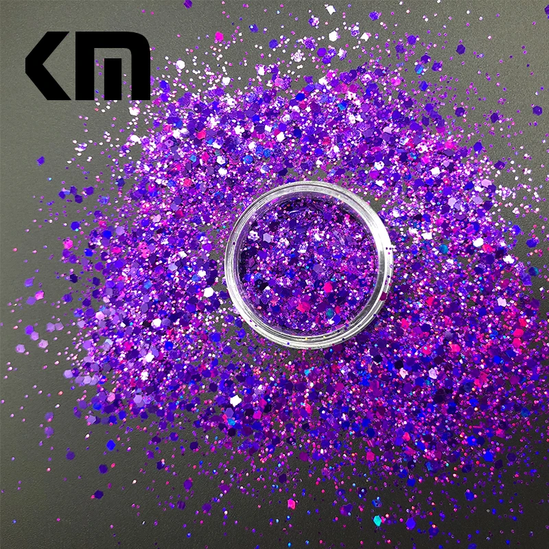 Top Popular Chunky Mixed Fairy Holographic Purple Shiny Glitter for Nail Decoration
Top Popular Chunky Mixed Fairy Holographic Purple Shiny Glitter for Nail Decoration