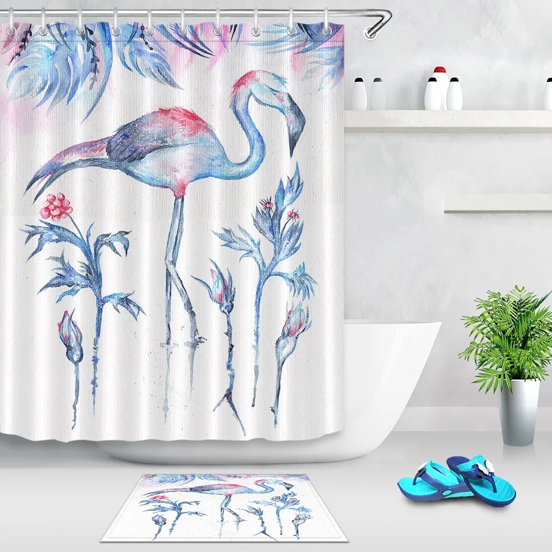 Flamingo pattern Shower Curtain Environmental Protection Polyester High Quality Washable Bathroom Decoration Shower Curtain
Flamingo pattern Shower Curtain Environmental Protection Polyester High Quality Washable Bathroom Decoration Shower Curtain