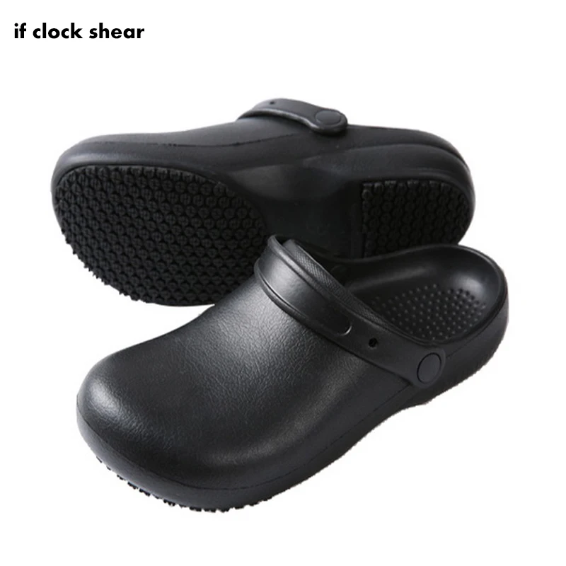 High Quality Non-slip Kitchen Work Shoes Oil-Proof Water-Proof for the Chef Master Cook Hotel Restaurant Slippers Sandals Flat
High Quality Non-slip Kitchen Work Shoes Oil-Proof Water-Proof for the Chef Master Cook Hotel Restaurant Slippers Sandals Flat